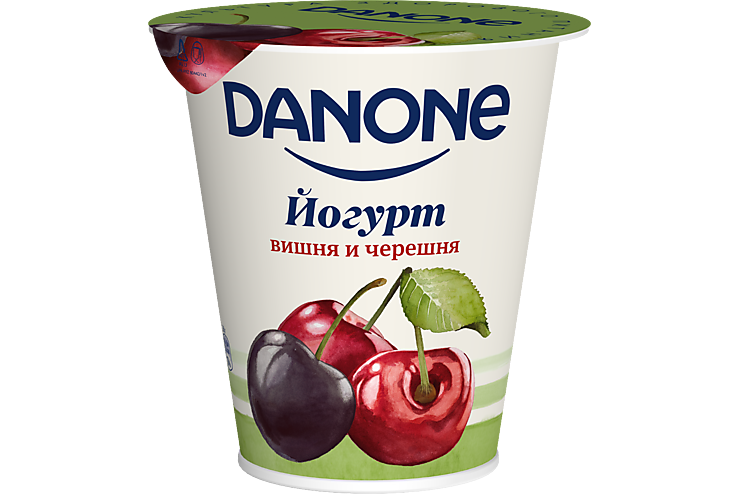 Йогурт 2.8% «Danone» Вишня-черешня, 260 г