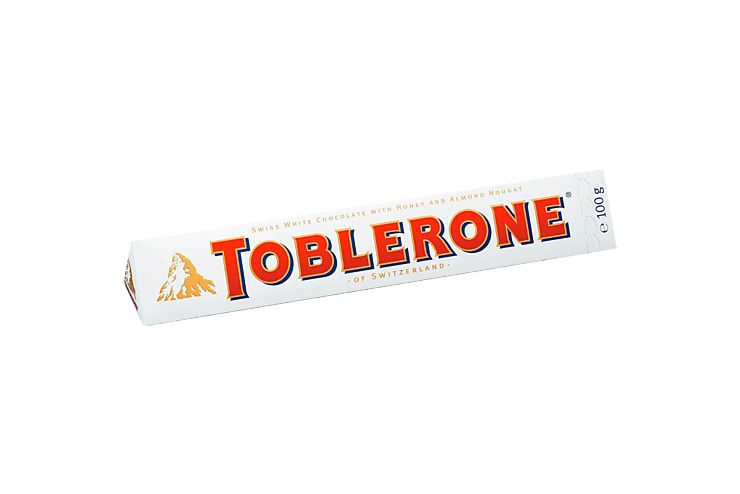Шоколад белый «Toblerone» с медово-миндальной начинкой, 100 г