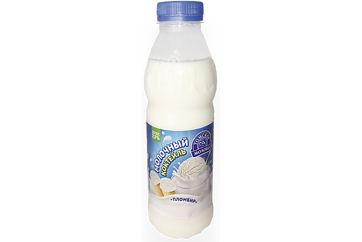 Коктейль молочный 2.5% «Томское молоко» Пломбир, 500 г