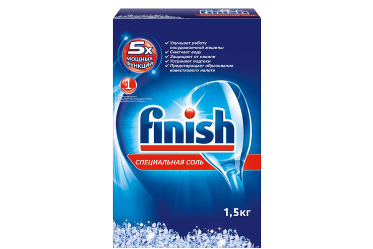 Соль «Finish» для посудомоечных машин, 1,5 кг Соль «Finish» для посудомоечных машин, 1,5 кг
