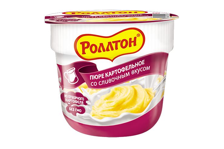 Пюре картофельное «Роллтон» со сливочным вкусом, 40 г