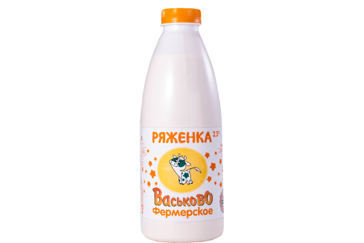 Ряженка 2.5% «Васьково», 930 мл – купить по приятной цене с доставкой ...