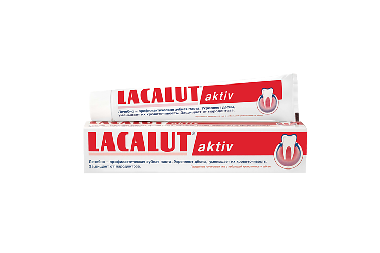 Зубная паста «Lacalut» Актив, 75 мл