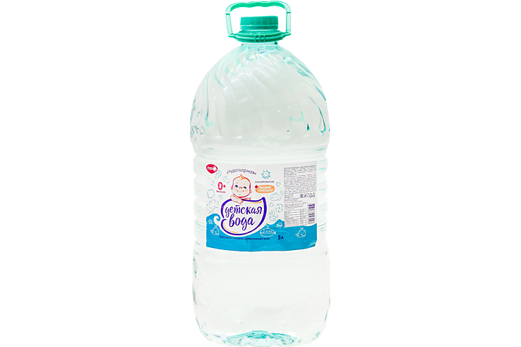Вода «Чудотворная» Детская, питьевая негазированная, 5 л