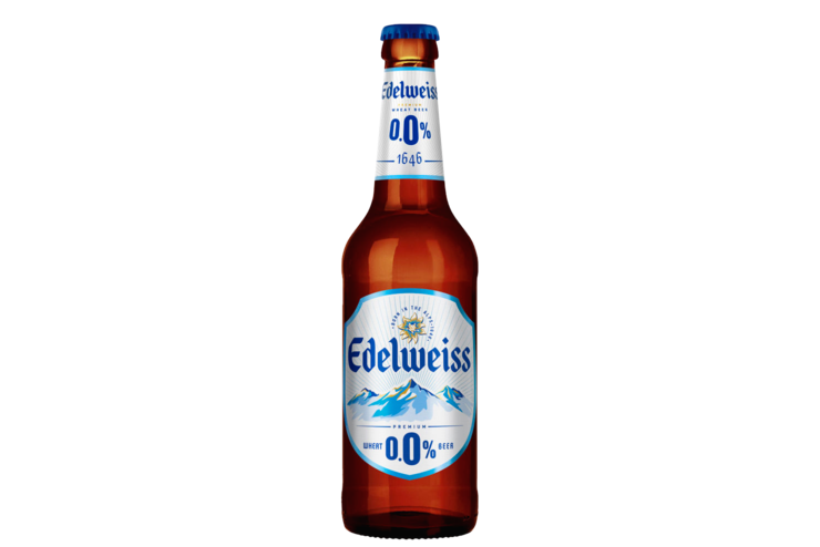 Пивной напиток «Edelweiss» Пшеничный, безалкогольный, 450 мл Пивной напиток «Edelweiss» Пшеничный, безалкогольный, 450 мл