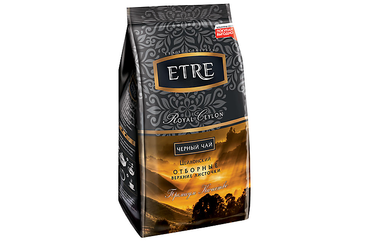 «ETRE», royal Ceylon чай черный цейлонский отборный крупнолистовой, 200 г