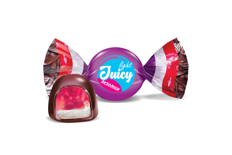 Конфета Juicy light экзотик (упаковка 0,5 кг)