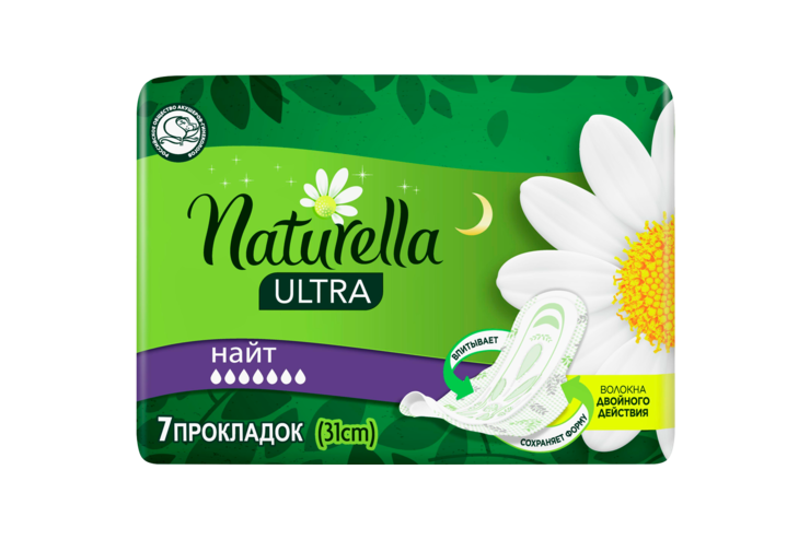 Прокладки «Naturella» Ultra Night Single 7шт Прокладки «Naturella» Ultra Night Single 7шт