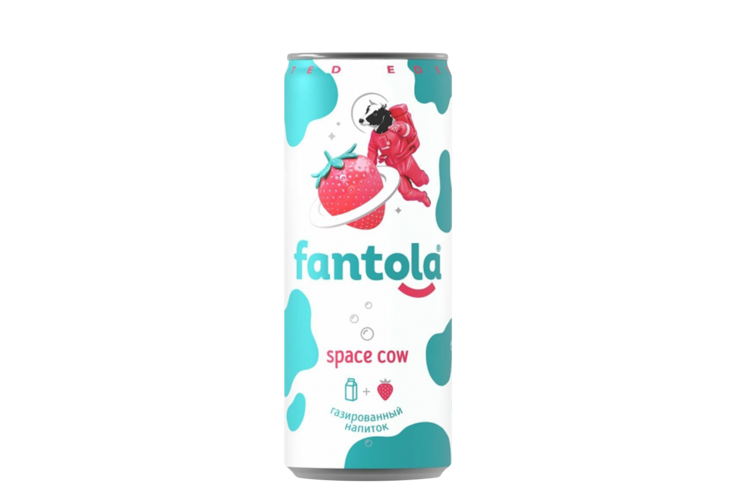 Напиток газированный «Fantola» Space Cow, 330 мл Напиток газированный «Fantola» Space Cow, 330 мл