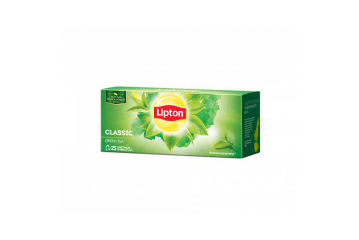 Чай зеленый «Lipton» Classic Green, 25 пакетиков Чай зеленый «Lipton» Classic Green, 25 пакетиков