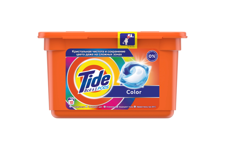 Капсулы для стирки «Tide» Color, 10 шт, 228 г Капсулы для стирки «Tide» Color, 10 шт, 228 г