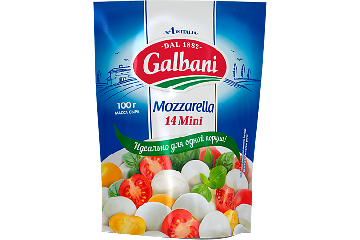 Сыр 45% «Galbani» mini моцарелла, 100 г