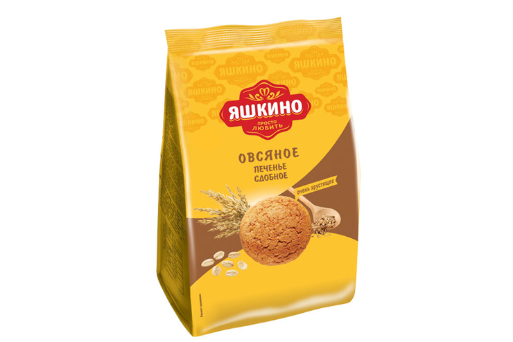 Печенье «Овсяночка», сдобное «Яшкино», 450 г - купить по цене ...