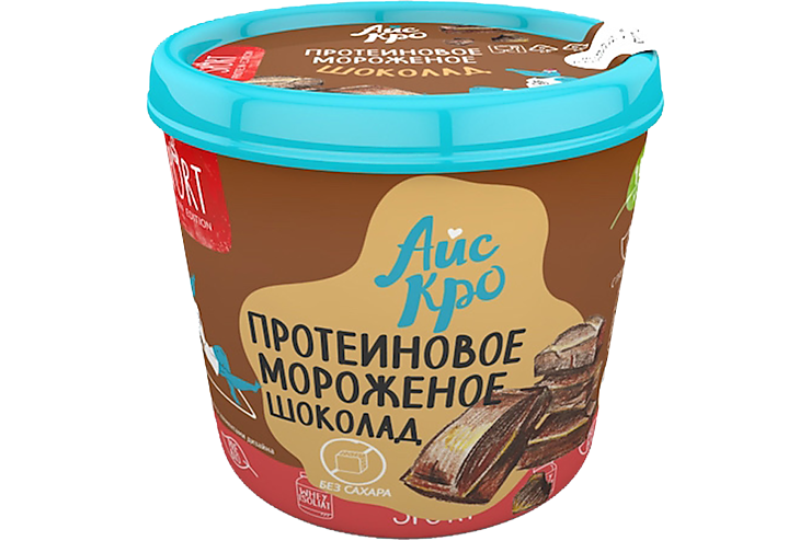 Протеиновое мороженое «АйсКро» Шоколадное, 75 г
