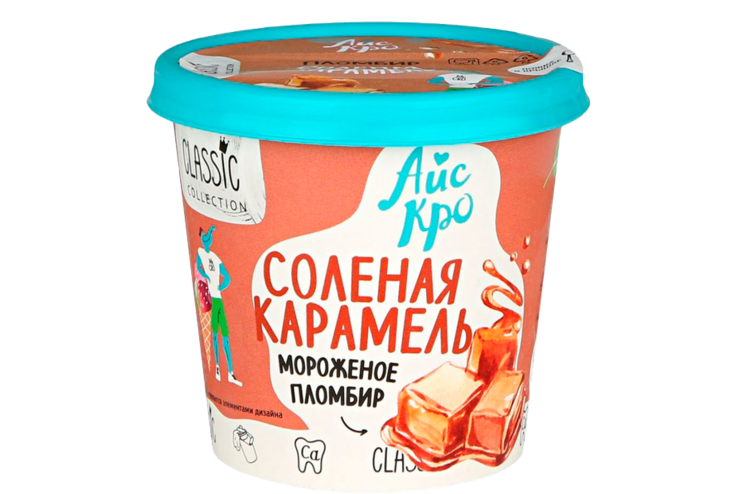 Мороженое «АйсКро» Соленая карамель, 75 г Мороженое «АйсКро» Соленая карамель, 75 г