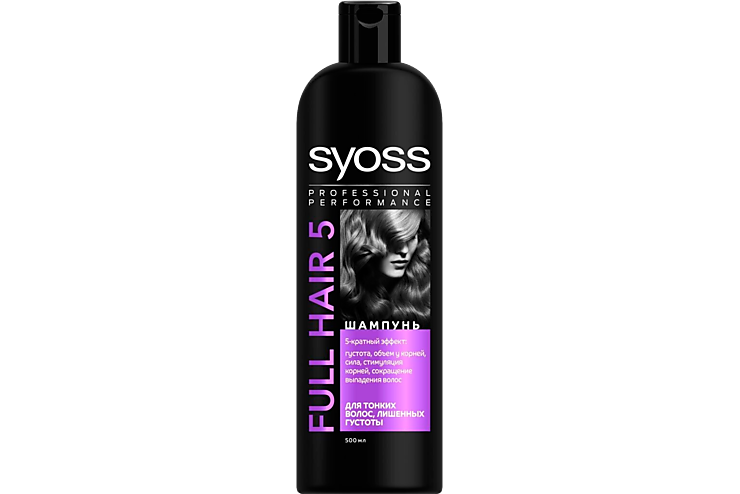 Шампунь «SYOSS» Full hair 5 для тонких волос, 500 мл