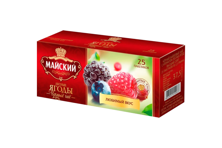 Чай черный «Майский» Лесные ягоды Чай черный «Майский» Лесные ягоды