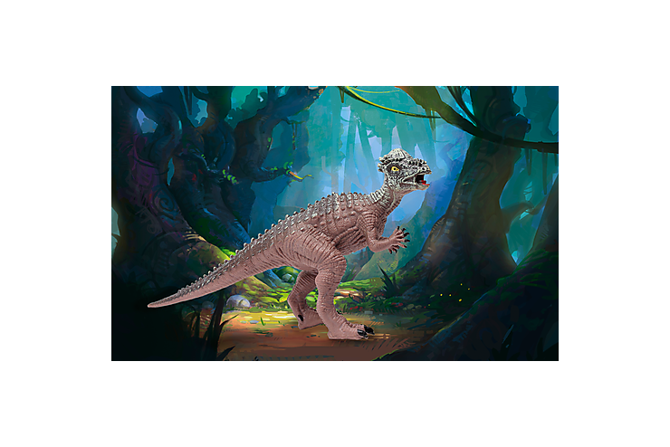 Игровой набор Динозавры Трицератопс и пахицефалозавр/Велоцираптор и бронтозавр, арт.4405-83