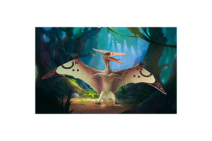 Игрушка Динозавр Стегозавр/Птерозавр, большие (видео)