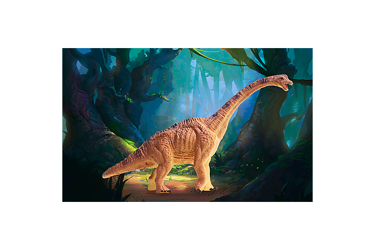 Игрушка Динозавр Бронтозавр/Трицератопс, большие (видео), арт.4401-22