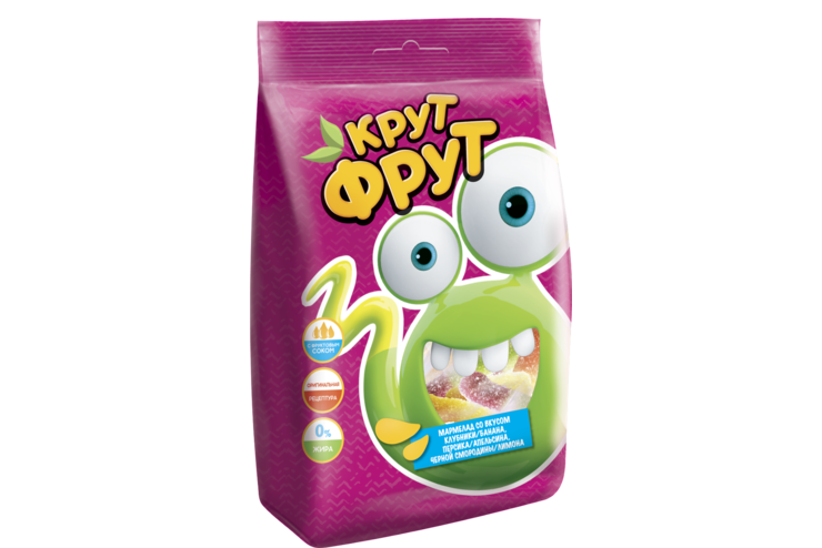 Мармелад жевательный «КрутФрут» в форме забавных змеек в посыпке с легкой кислинкой, 250 г Мармелад жевательный «КрутФрут» в форме забавных змеек в посыпке с легкой кислинкой, 250 г