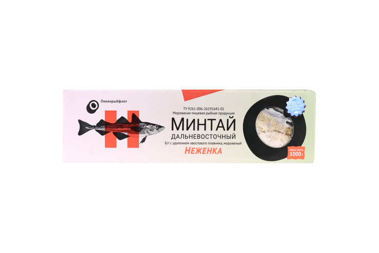 Минтай «Океанрыбфлот» дальневосточный, Неженка, 1 кг Минтай «Океанрыбфлот» дальневосточный, Неженка, 1 кг
