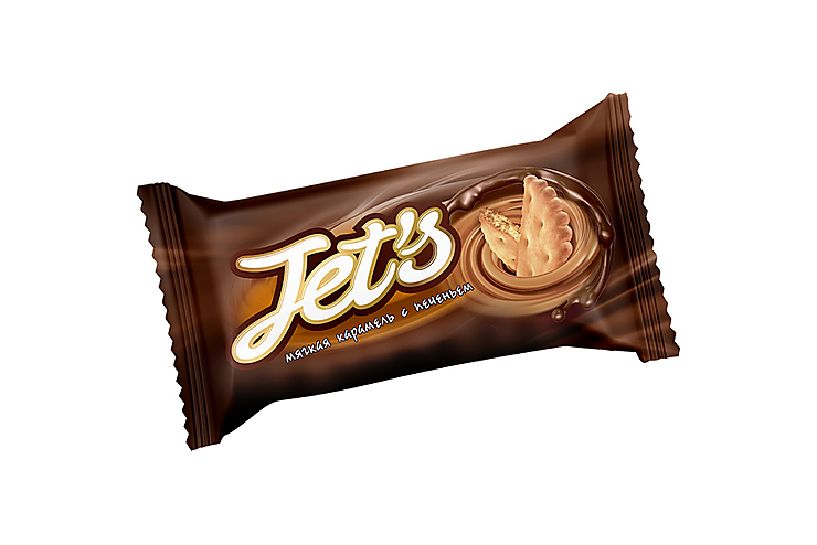 Конфеты Jet`s с печеньем (упаковка 0,5 кг)