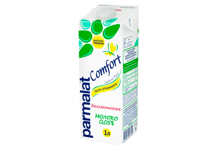 Молоко 0.05% «Parmalat» безлактозное, 1 л Молоко 0.05% «Parmalat» безлактозное, 1 л