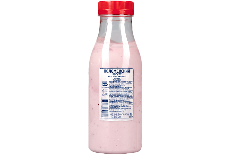 Йогурт питьевой 4.5% «Коломенский» Черника, 350 г