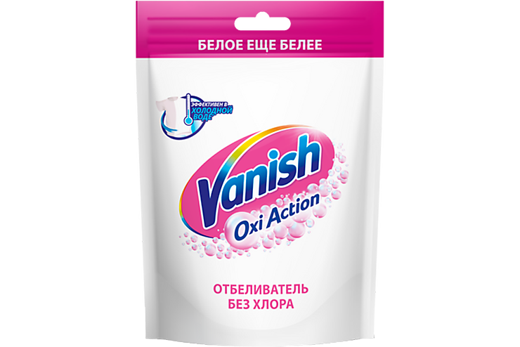 Пятновыводитель и отбеливатель «Vanish» Oxi Action «Кристальная белизна», 250 г