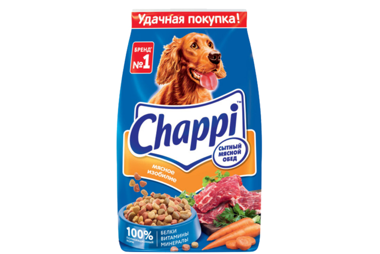 Сухой корм для собак «Chappi» Сытный мясной обед, Мясное изобилие, 2,5 кг Сухой корм для собак «Chappi» Сытный мясной обед, Мясное изобилие, 2,5 кг