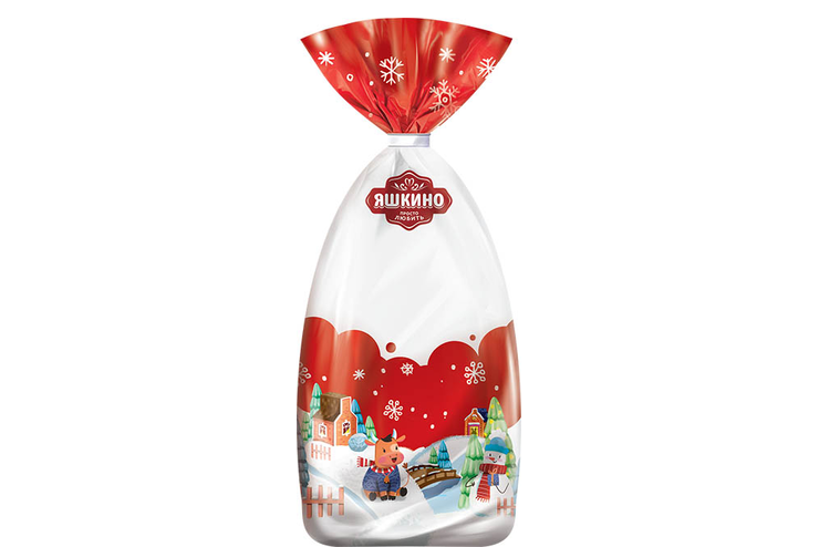 Новогодний набор «Мешочек с конфетами» красный, 400 г