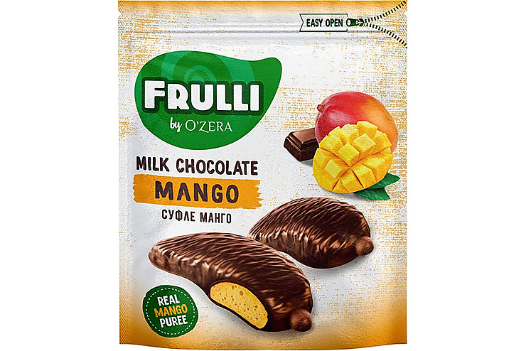 «O'Zera», конфеты Frulli суфле манго в шоколаде, 125 г