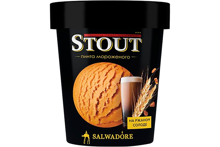 Мороженое «Salwadore» Stout, 260 г
