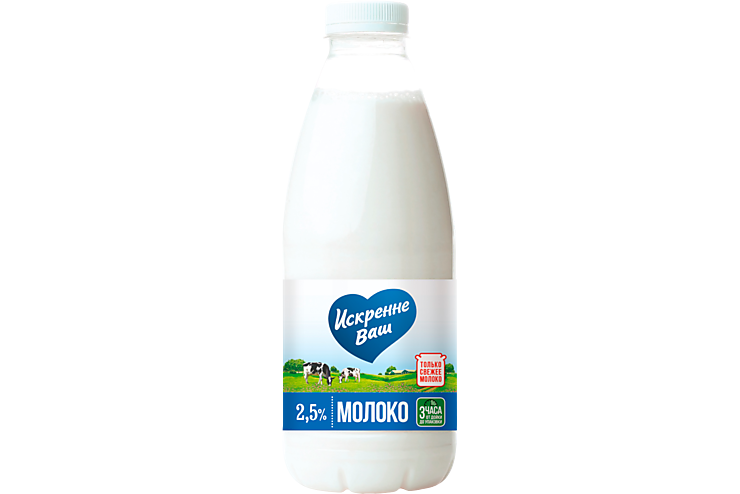 Молоко 2.5% «Искренне Ваш», 930 г