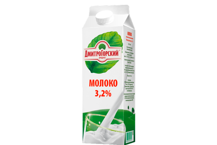 Молоко 3.2% «ДмитроГорский продукт», 950 г Молоко 3.2% «ДмитроГорский продукт», 950 г