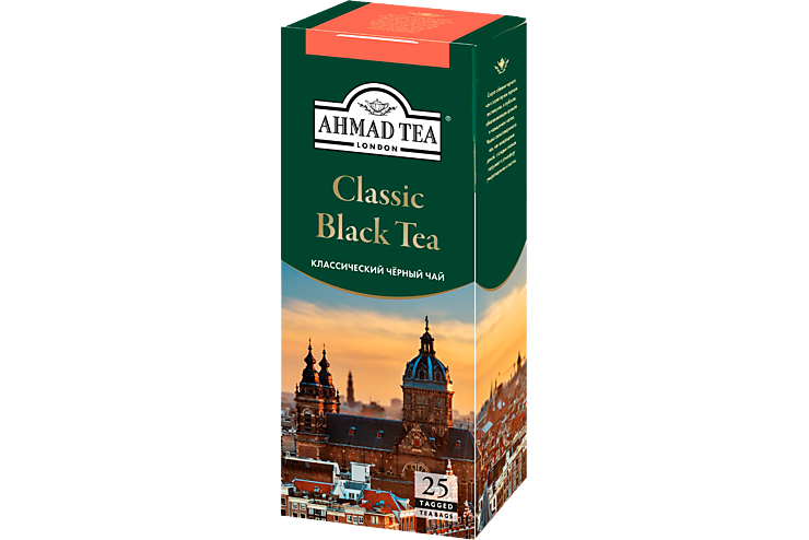Чай черный «Ahmad Tea» Классический, 25 пакетиков, 50 г