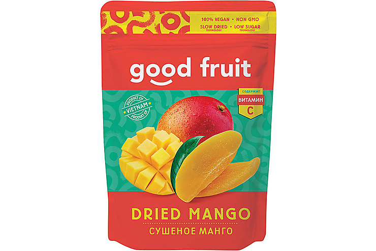 Манго сушеное «GOOD FRUIT», 100 г