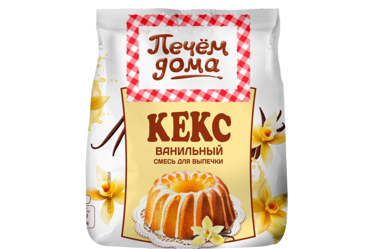Смесь для выпечки «Печем дома» Кекс ванильный, 300 г Смесь для выпечки «Печем дома» Кекс ванильный, 300 г