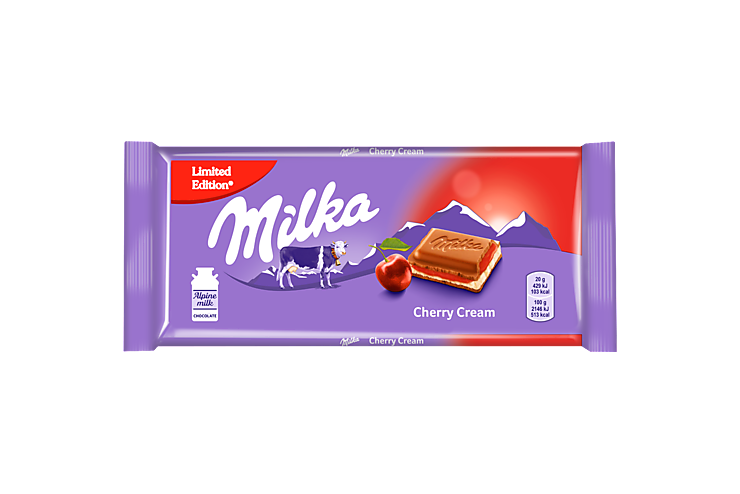 Шоколад молочный «Milka» Cherry Cream, 100 г