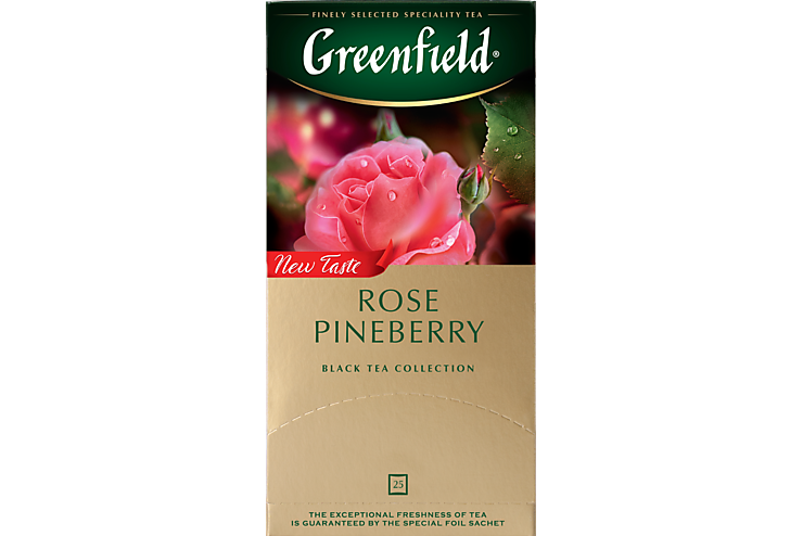 Чай черный «Greenfield» Rose Pineberry, 25 пакетиков
