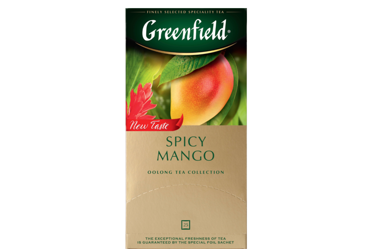 Чай оолонг «Greenfield» Spicy mango, 25 пакетиков Чай оолонг «Greenfield» Spicy mango, 25 пакетиков