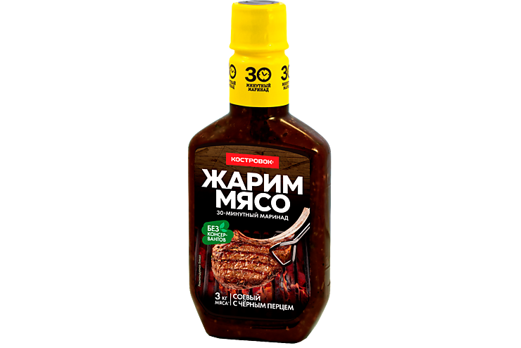 Маринад «Костровок» Соевый с черным перцем, 300 г
