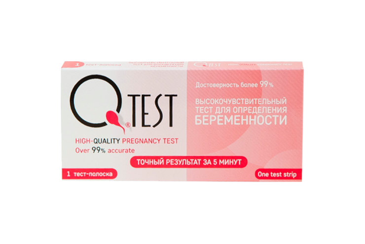 Тест для определения беременности «Qtest» Тест для определения беременности «Qtest»