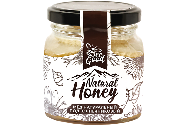 Мёд «Natural Honey» подсолнечниковый, 330 г