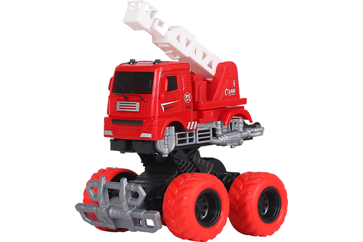 Пожарная техника «Wild Power» со спецэффектом поворота на 360 градусов, цвет: красный Арт. D400-20A-XF
