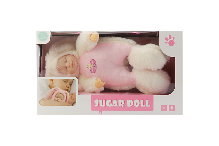 Мягкая кукла «Sugar Doll» Спящий мальчик-зайчик Sugar Doll