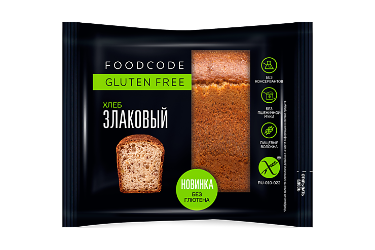 Хлеб «Foodcode» Злаковый, без глютена, 200 г