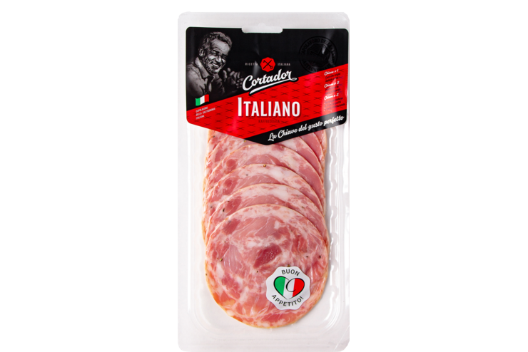 Колбаса сыровяленая «Cortador» Italiano, в нарезке, 80 г Колбаса сыровяленая «Cortador» Italiano, в нарезке, 80 г