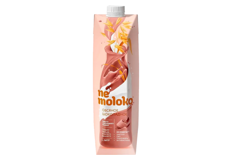 Напиток овсяный «NeMoloko» шоколадный, 1 л Напиток овсяный «NeMoloko» шоколадный, 1 л